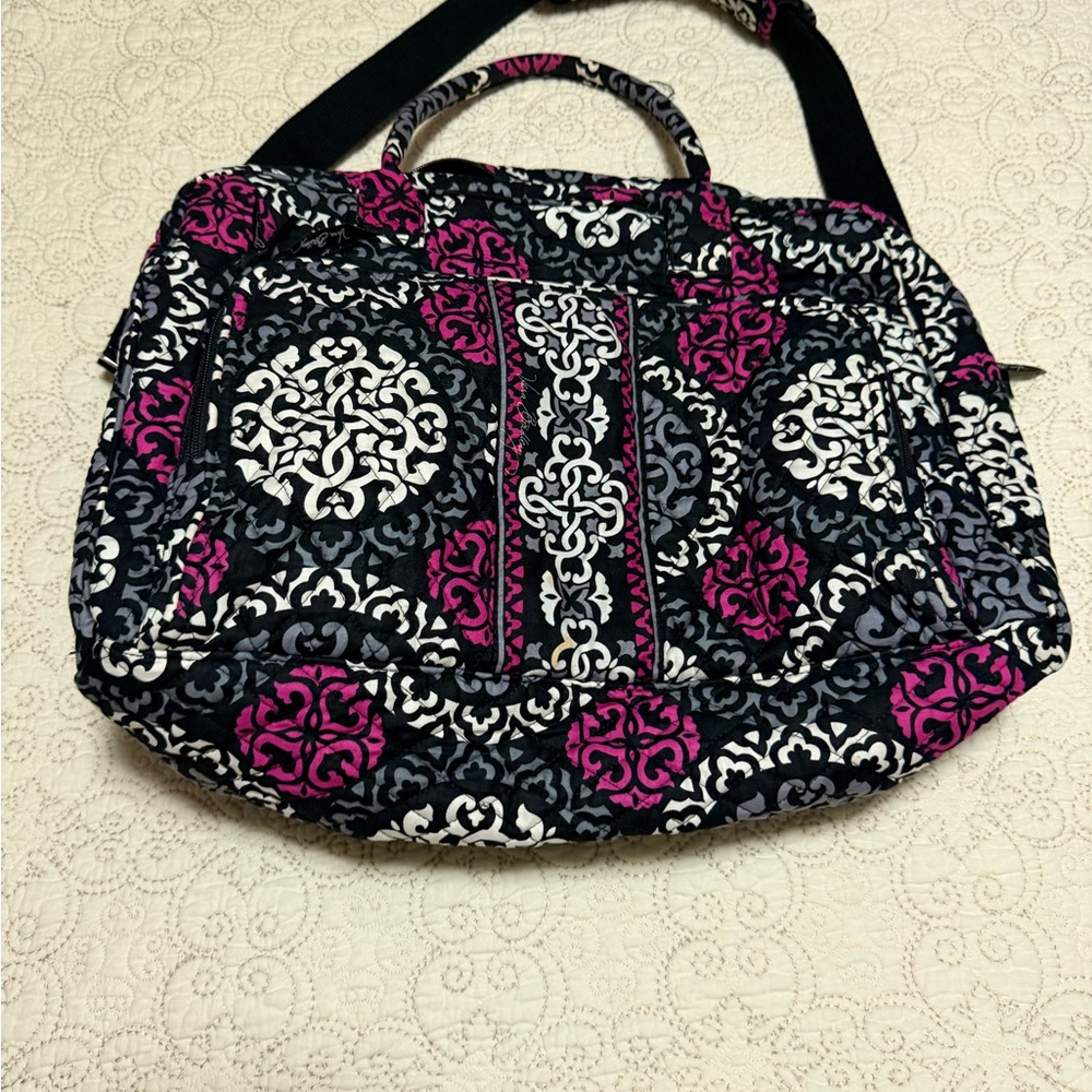 Vera Bradley Pink and Black Canterberry magenta